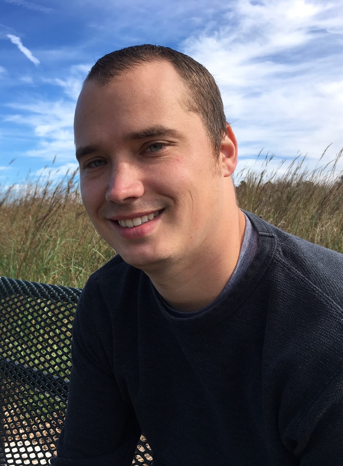 Headshot of author Meade.