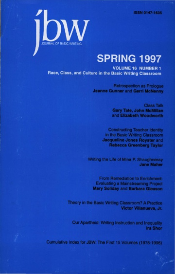 The Journal of Basic Writing