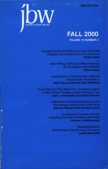 The Journal of Basic Writing