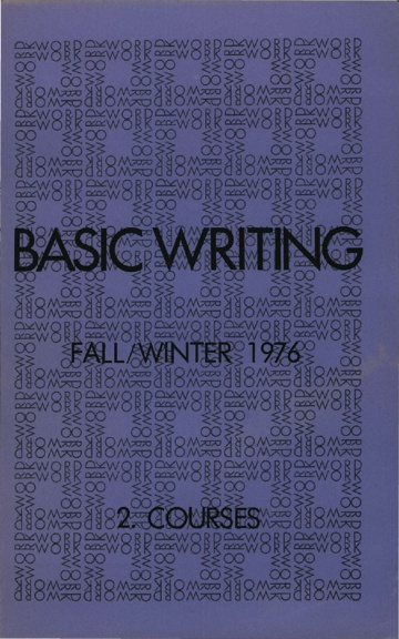 The Journal of Basic Writing
