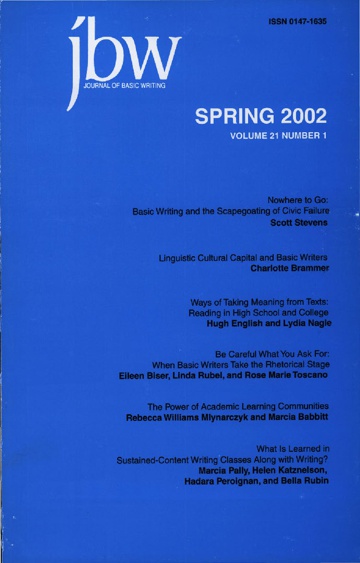 The Journal of Basic Writing