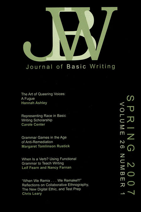 The Journal of Basic Writing