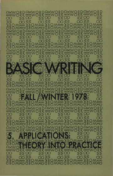 The Journal of Basic Writing