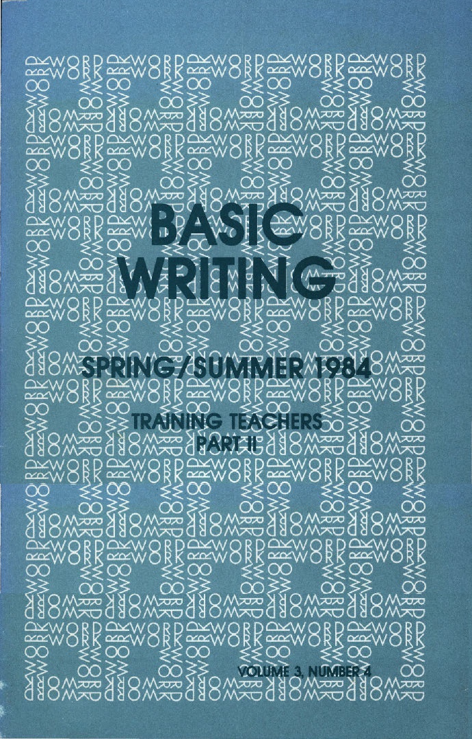 The Journal of Basic Writing