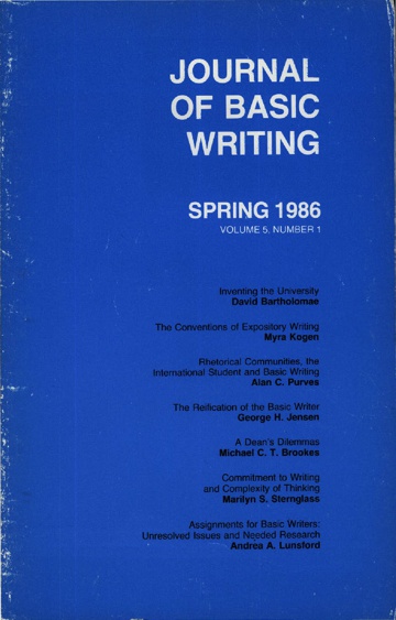The Journal of Basic Writing