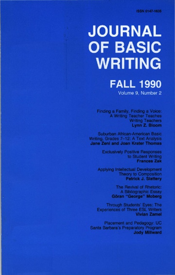 The Journal of Basic Writing