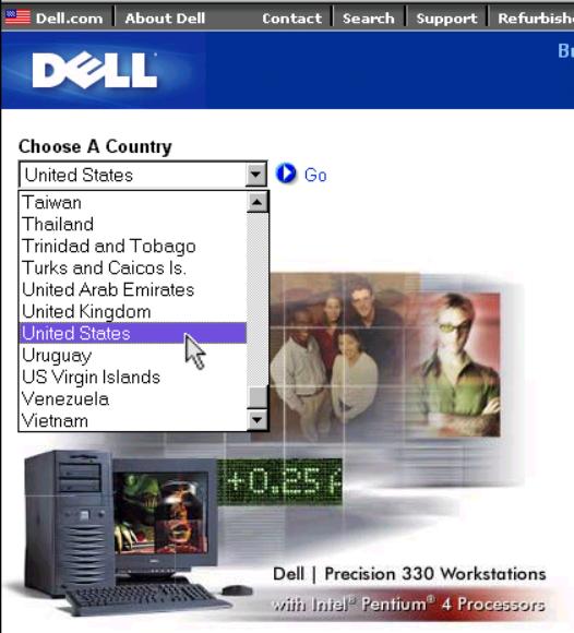 Drop-Down Menu Example